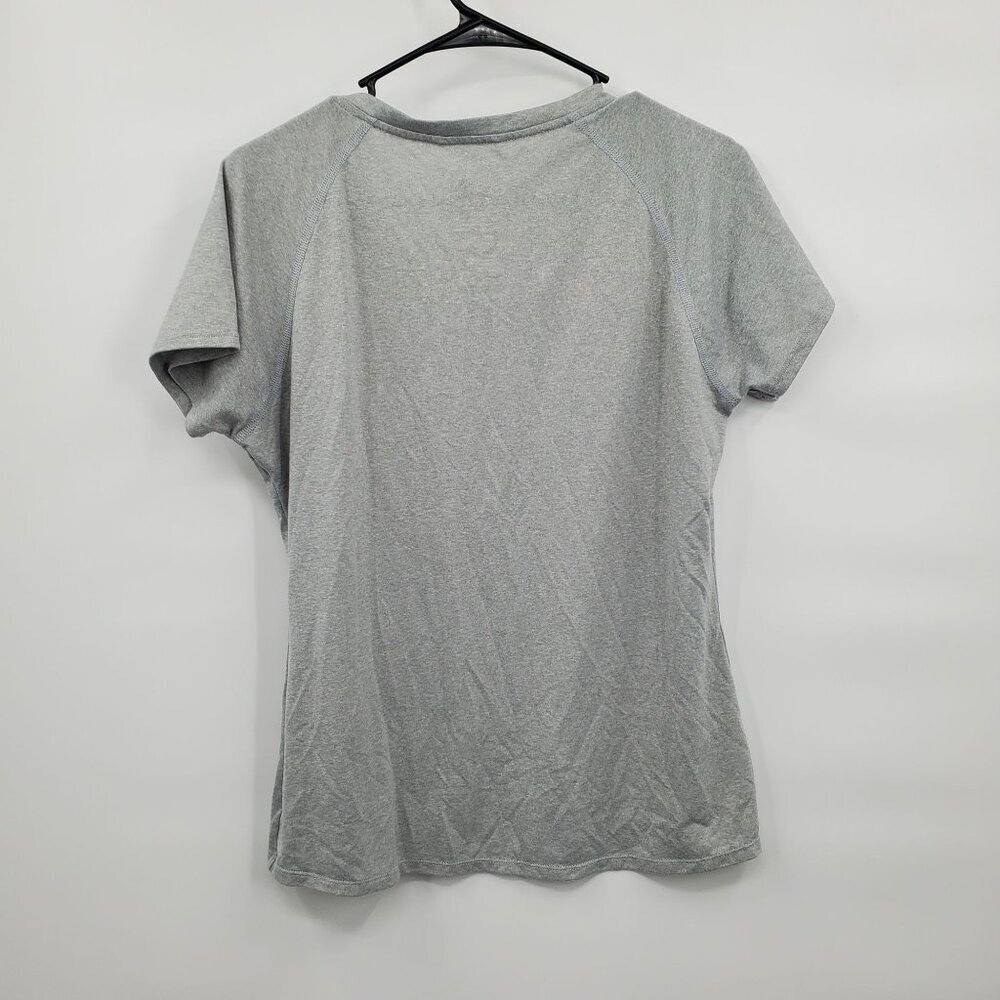 The North Face Moisture Wicking V Neck Short Sleeve Shirt Top Women Size Large - Picture 4 of 9